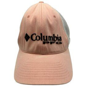 Columbia PFG Hat Cap‎ Fitted Adult L/XL Pink Men’s Fishing Fish